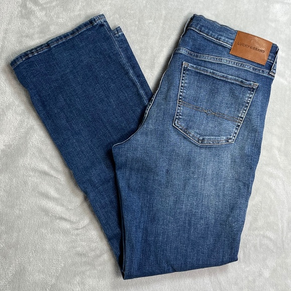 Lucky Brand Denim - Lucky Brand Women's Jeans 12 / 31 R Mid Rise Sweet Boot Cut Casual Everyday Boho